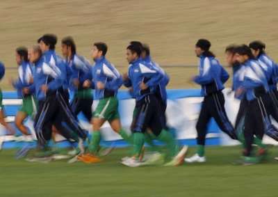 استعدادت المنتخب العراقي قبل بداية منافسات كاس القارات