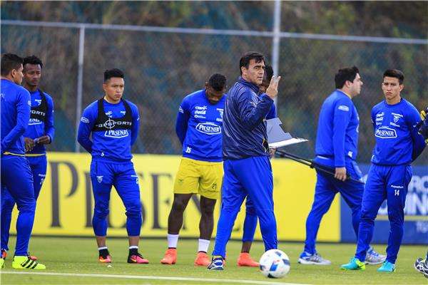 تدريبات الإكوادور استعدادًا لمواجهة البرازيل