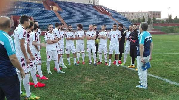 من تحضيرات المنتخب السوري فى طشقند