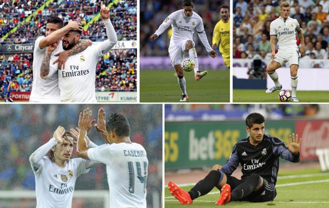 لاعبو ريال مدريد