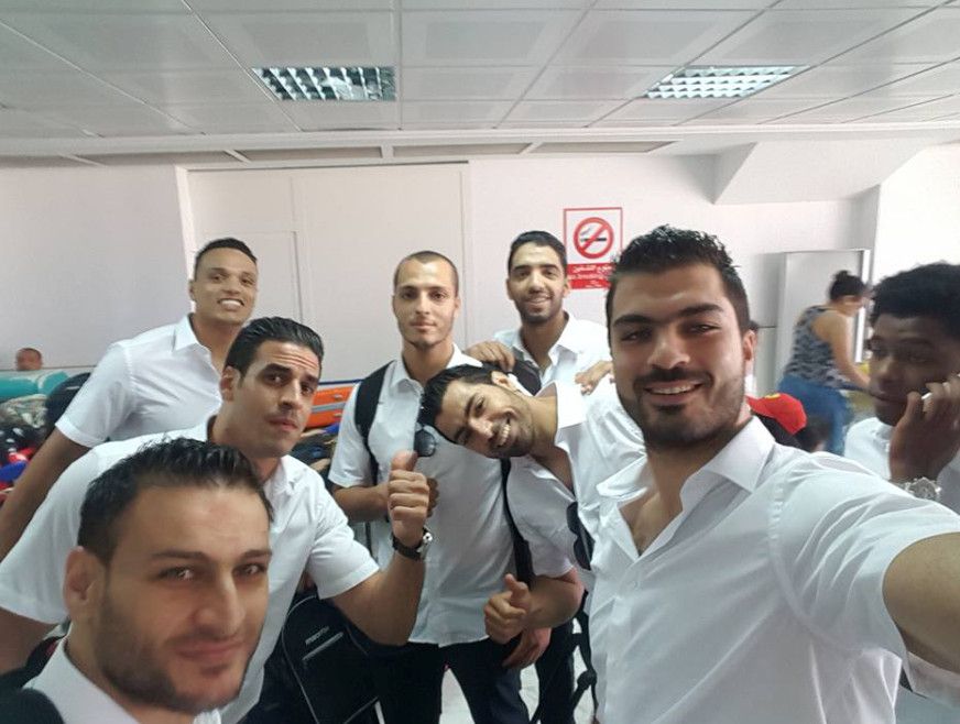 من رحلة الترجي الى الدوحة