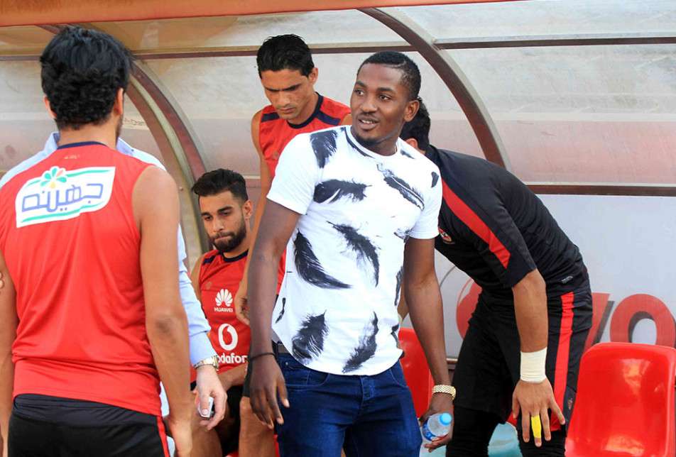 أجاي يحضر مران الأهلي