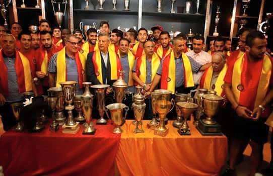 من احتفالات الترجي الليلة مع جماهيره في باب سويقة