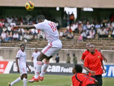 جانب من لقـاء كينيـا وموزمبيق