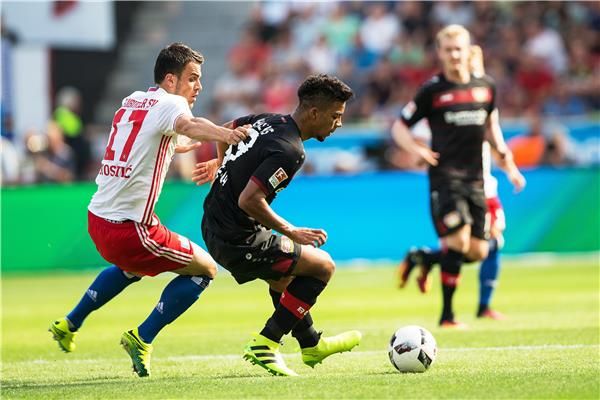 من لقاء بايرن ليفركوزن وهامبورج