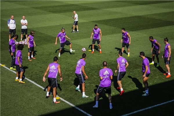 صورة أرشيفية من تدريبات ريال مدريد