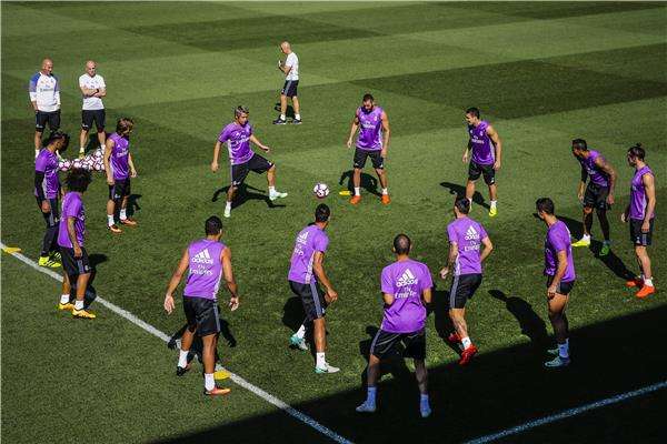 صورة أرشيفية من تدريبات ريال مدريد