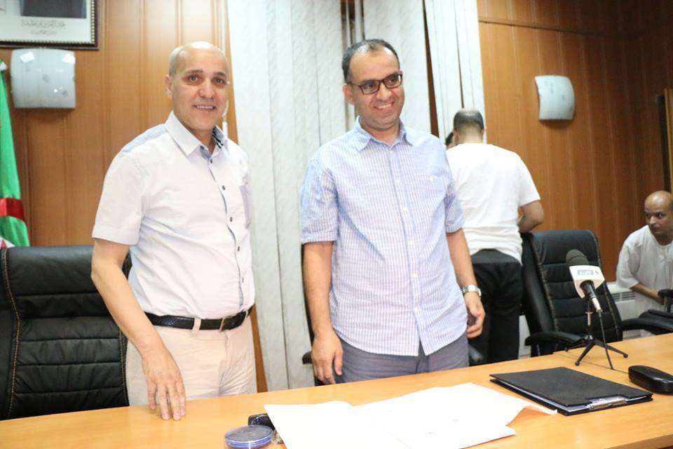 فريد نزار (يسار)