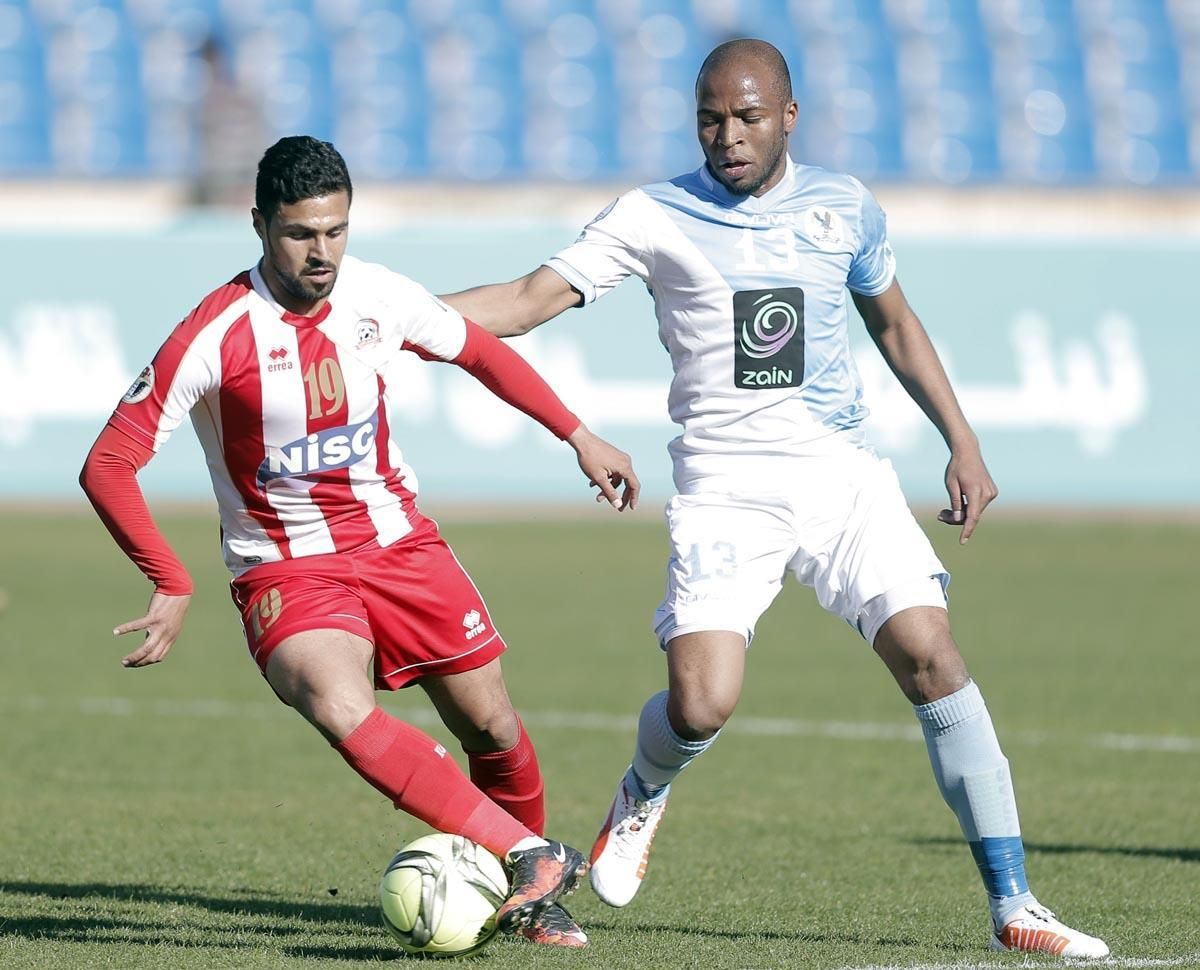 جانب من لقاء سابق بين الفيصلي وشباب الأردن