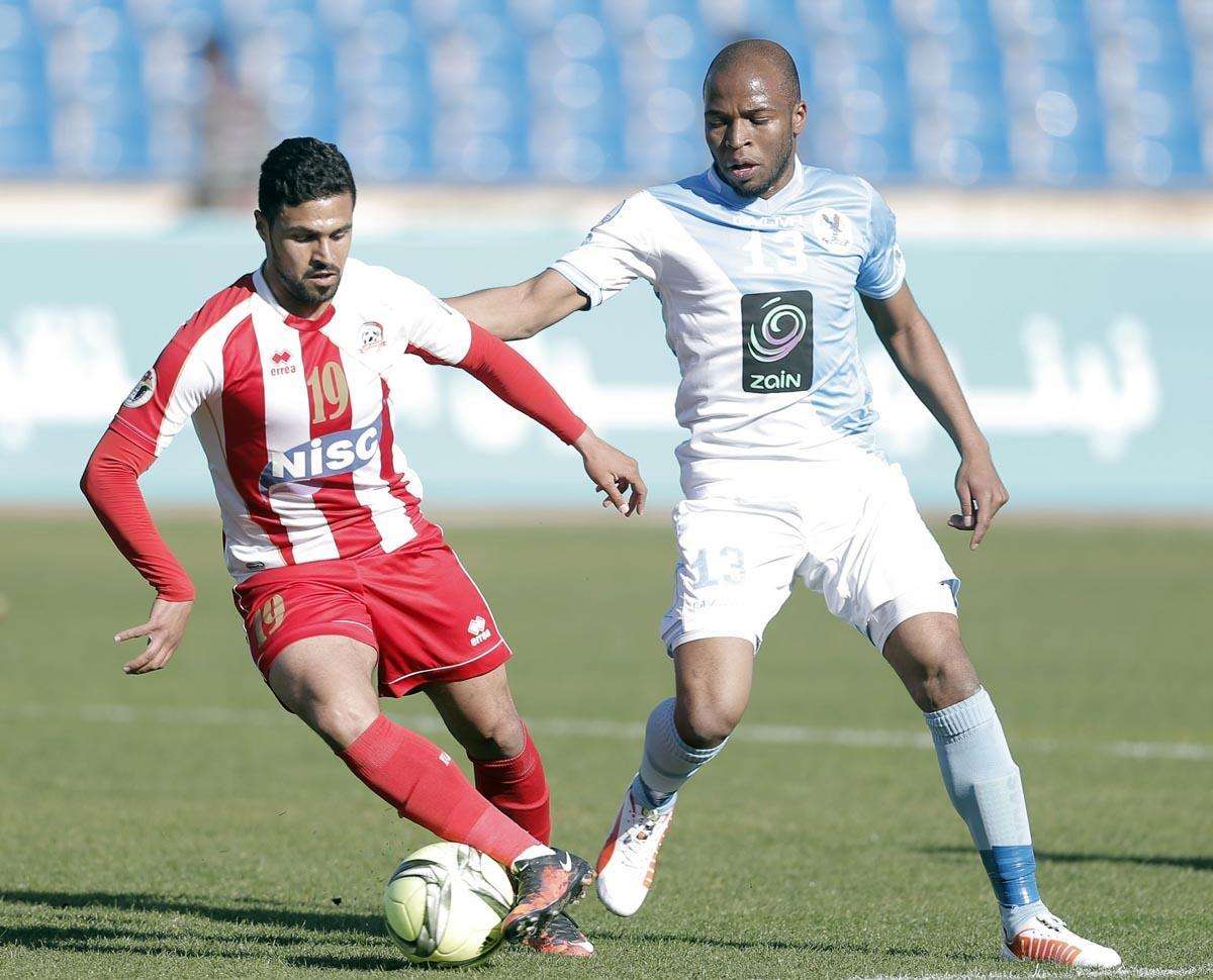 جانب من لقاء سابق بين الفيصلي وشباب الأردن