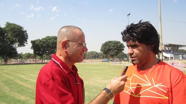 حيدر جبار مع مراسل كووورة