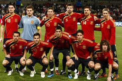 نجوم المنتخب الإسباني