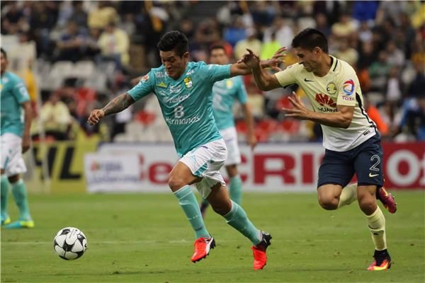 جانب من مباراة كلوب أمريكا وليون