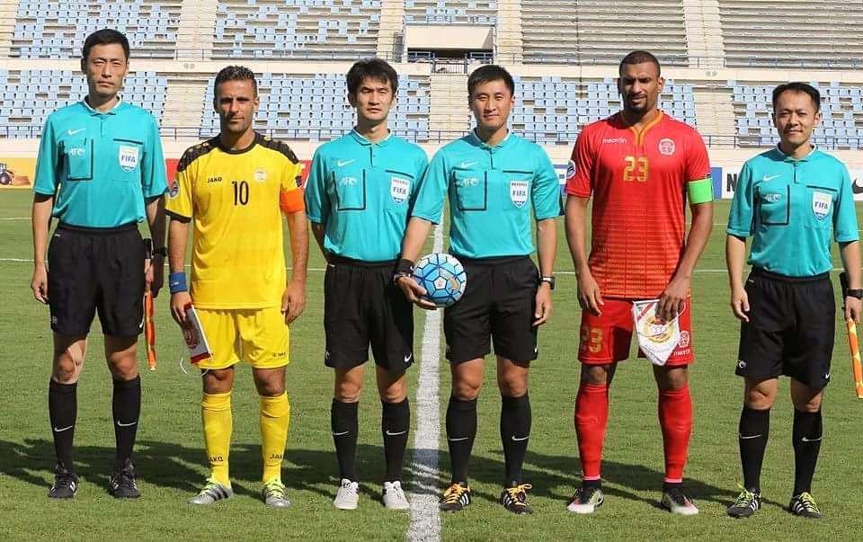 قائدا العهد والمحرق قبل مباراة الذهاب في بيروت