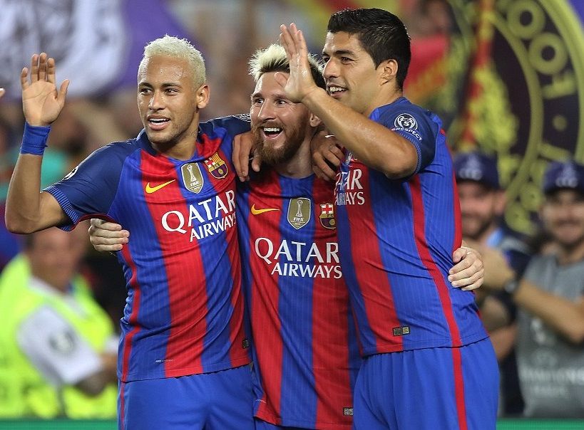 messi and neymar and luis
