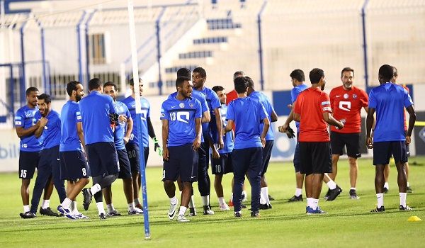 جانب من التدريبات