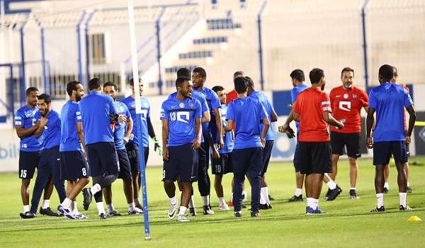 جانب من التدريبات