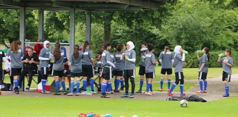 جانب من تدريبات المنتخب الأردني (أرشيفية)