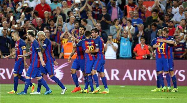 صورة أرشيفية لفريق برشلونة