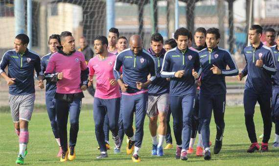 صورة أرشيفية من تدريبات الزمالك