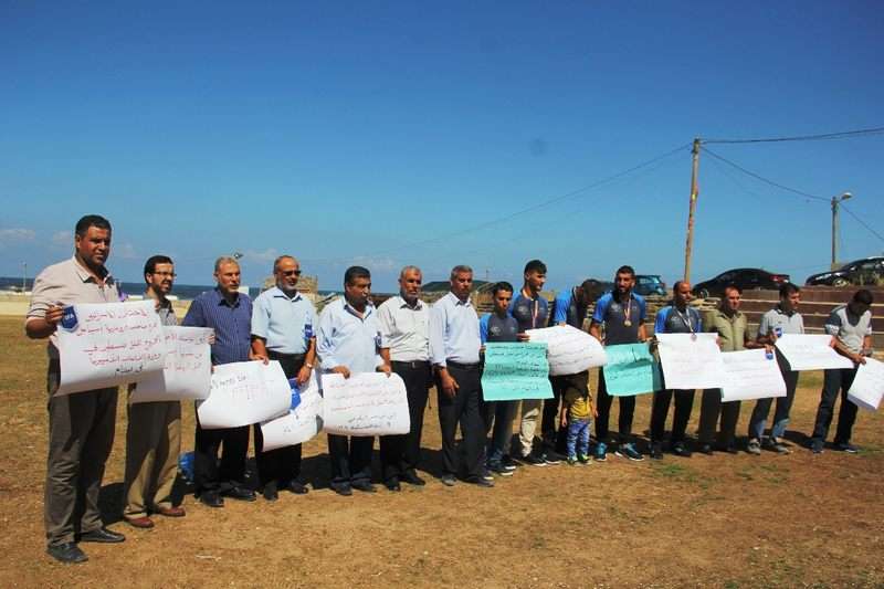 احتجاج الرياضيين   