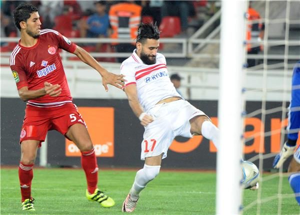 باسم مرسي خلال مباراة الوداد