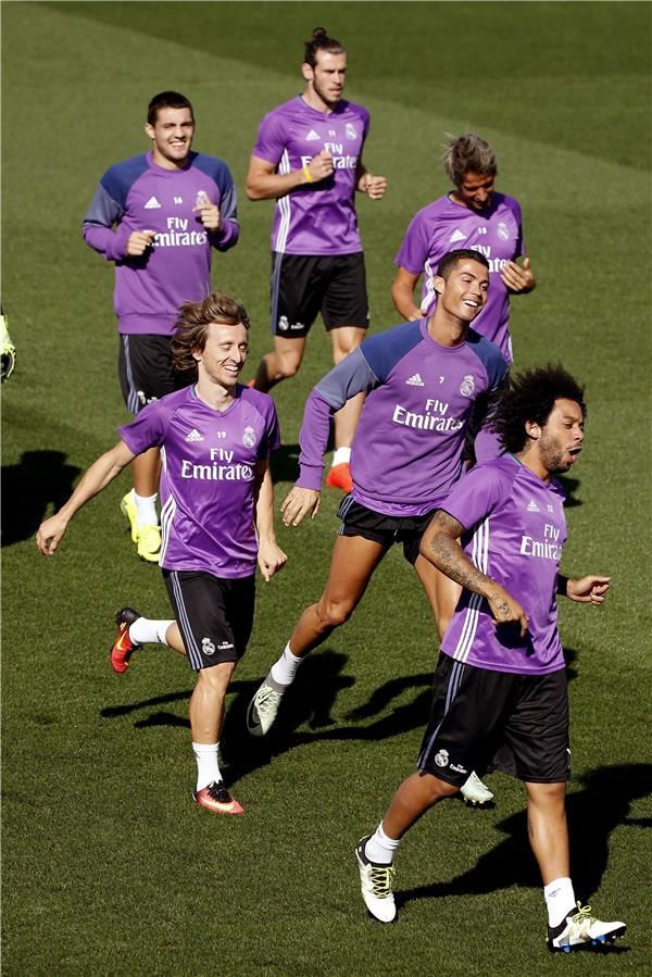 صورة أرشيفية من تدريبات ريال مدريد