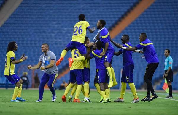 فرحة لاعبي النصر (أرشيفية)