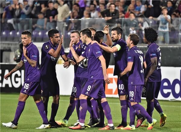 فرحة لاعبو فيورنتينا