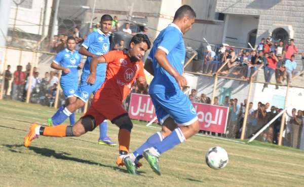 لقطة من لقاء شباب رفح والاتحاد