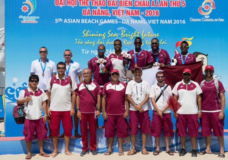  المنتخب القطري للكرة الطائرة الشاطئية 