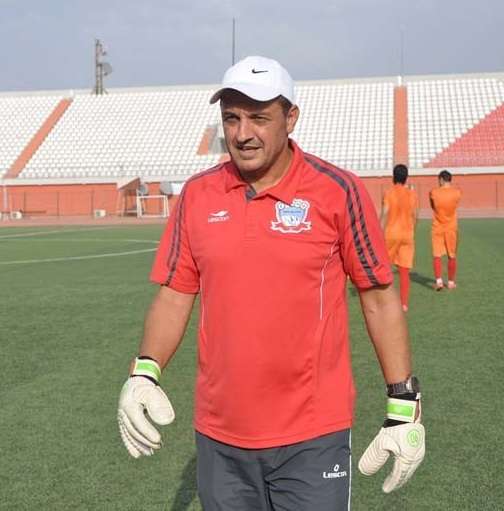 مدرب حراس مرمى نادي اربيل الرياضي جميل محمود