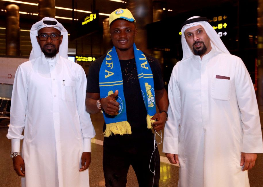 رشيد صوماليا يصل لمطار الدوحة