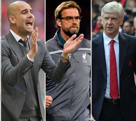 فينجر . كلوب . جوارديولا