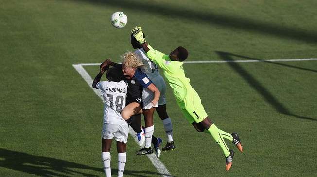 من لقاء غانا وأمريكا