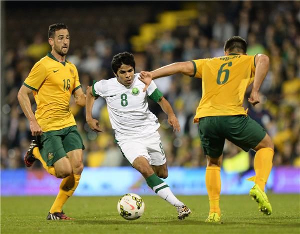 مواجهة سابقة بين السعودية وأستراليا