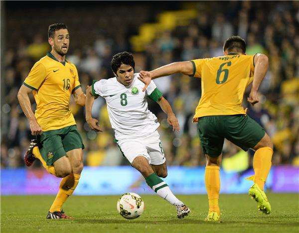 مواجهة سابقة بين السعودية وأستراليا