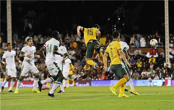 مواجهة سابقة بين السعودية وأستراليا
