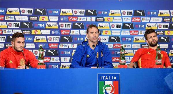 لوبيتيجي خلال المؤتمر الصحفى