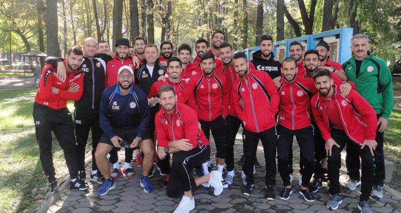 منتخب لبنان قبيل عودته من بيشكيك