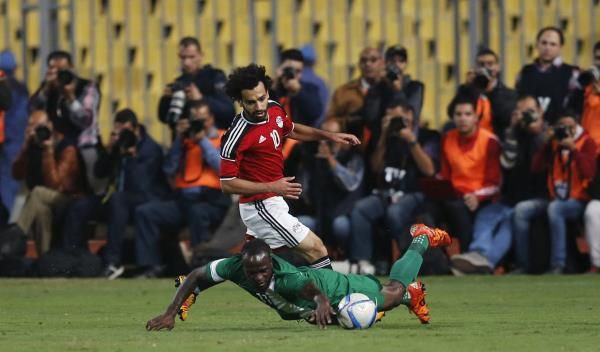 محمد صلاح أحرز هدفاً وصنع الآخر "أرشيفية"