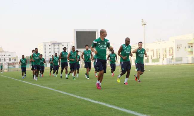 جانب من التدريبات