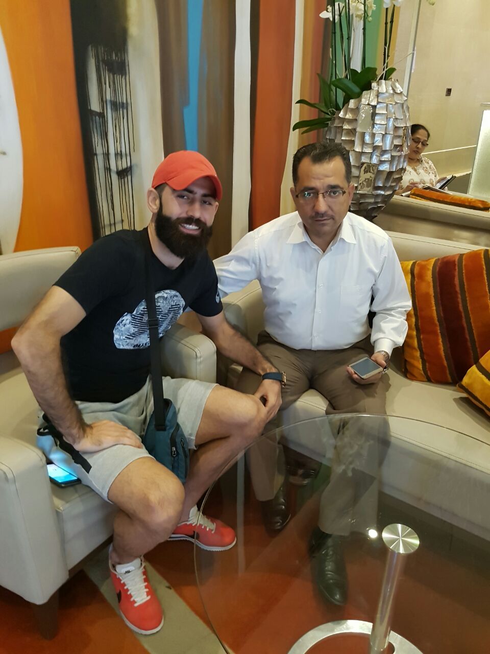 أحمد الصالح أثناء الحوار