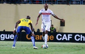 من مباراة الزمالك وصن داونز