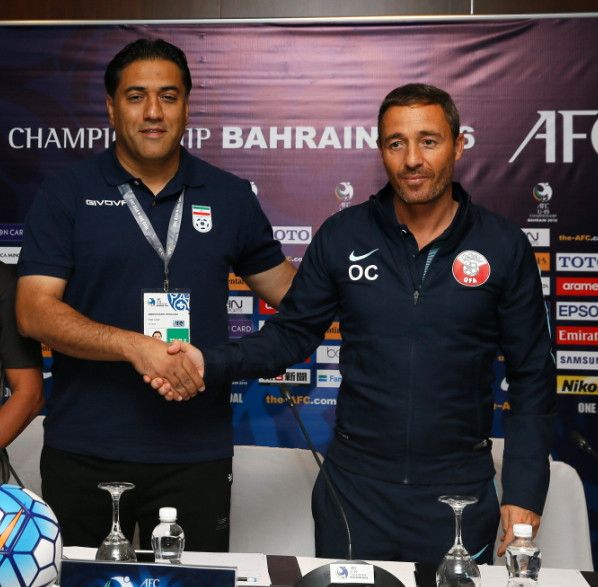 مدربا قطر وإيران