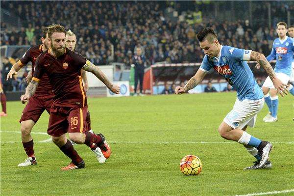 من لقاء نابولي وروما
