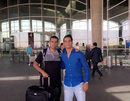 العساف وأبوغوش في المطار