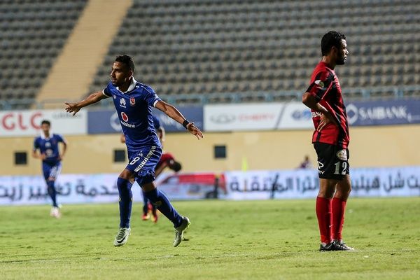 فرحة مؤمن زكريا بهدفه