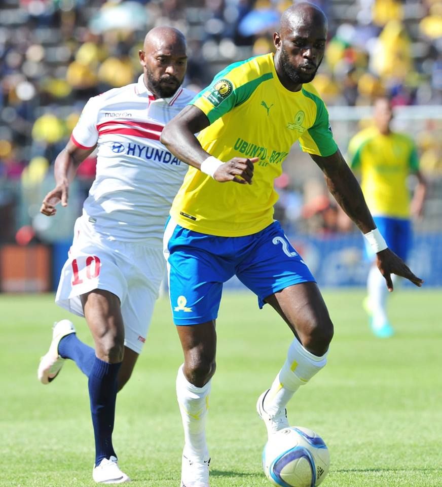 جانب من مباراة صن داونز والزمالك الذهاب 