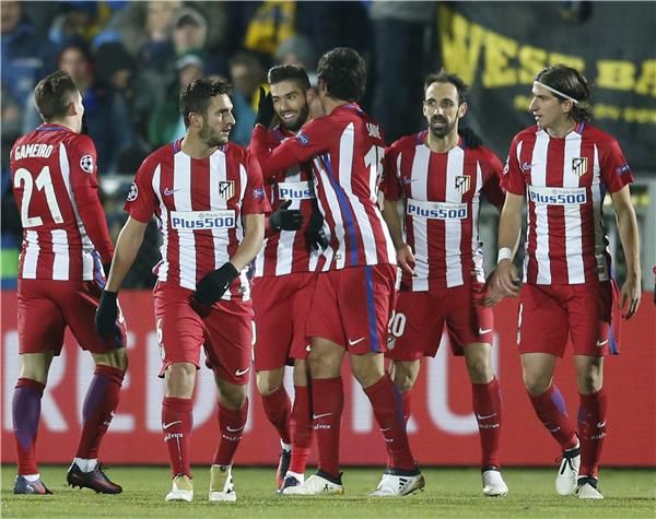 صورة أرشيفية لفريق أتلتيكو مدريد